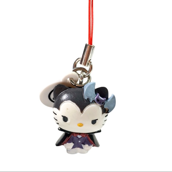 Hello Kitty Accessories - Hello Kitty Sanrio Vampire Dracula Monster Collection Dangler Mascot Angry Kitty